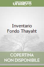 Inventario Fondo Thayaht