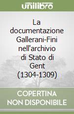 La documentazione Gallerani-Fini nell'archivio di Stato di Gent (1304-1309) libro