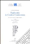 Explanatio in Cantica Canticorum. Un vescovo esegeta nel regno visigoto libro