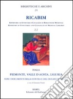 RICABIM. Repertorio di inventari e cataloghi di biblioteche medievali dal secolo VI al 1520 libro