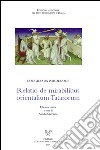 Relatio de mirabilibus orientalium Tatarorum. Ediz. critica libro