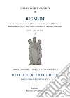 RICABIM. Repertorio di inventari e cataloghi di biblioteche medievali dal secolo VI al 1520. Vol. 2: Libri, lettori e biblioteche. Sardegna (secoli VI-XVI) libro