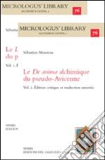 Le De anima alchimique du pseudo-Avicenne libro