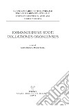 Iohannis Duns Scoti Collationes Oxonienses libro