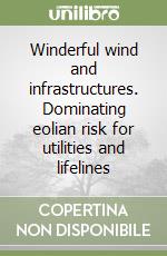 Winderful wind and infrastructures. Dominating eolian risk for utilities and lifelines libro