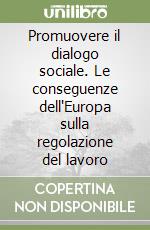 Promuovere il dialogo sociale. Le conseguenze dell'Europa sulla regolazione del lavoro libro