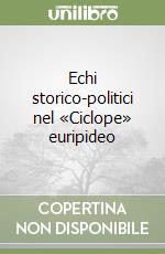 Echi storico-politici nel «Ciclope» euripideo libro