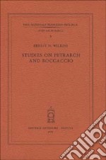 Studies on Petrarch and Boccaccio libro