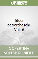 Studi petrarcheschi. Vol. 6 libro
