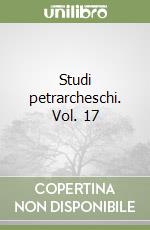 Studi petrarcheschi. Vol. 17 libro