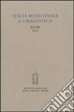 Italia medioevale e umanistica. Vol. 48 libro