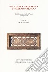 Filologia e linguistica di Alberto Varvaro. Atti delle Giornate di studio (Napoli, 2-3 maggio 2016) libro