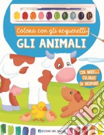 Colora con gli acquerelli. Gli animali. Con gadget libro