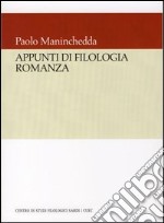 Appunti di filologia romanza libro