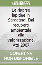 Le risorse lapidee in Sardegna. Dal recupero ambientale alla valorizzazione. Atti 2007