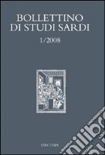 Bollettino di studi sardi (2008). Vol. 1 libro