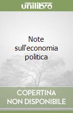 Note sull'economia politica