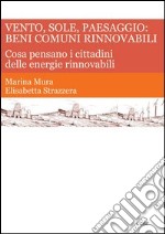 Vento, sole, paesaggio: beni comuni rinnovabili. Cosa pensano i cittadini delle energie rinnovabili libro