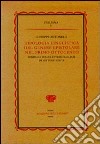 Tipologia linguistica del genere epistolare nel primo Ottocento. Sondaggi sulle lettere familiari di mittenti cólti libro