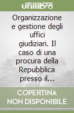 Organizzazione e gestione degli uffici giudiziari. Il caso di una procura della Repubblica presso il tribunale libro