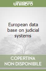 European data base on judicial systems libro