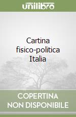 Cartina fisico-politica Italia libro