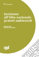 Iscrizione all'albo nazionale gestori ambientali libro