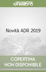 Novità ADR 2019 libro