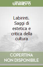 Labirinti. Saggi di estetica e critica della cultura libro