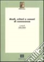 Modi, criteri e canoni di conoscenza. Atti del Convegno libro