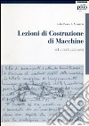 Lezioni di costruzione di macchine libro