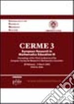 Cerme3. European Research in Mathematics Education 3. CD-ROM