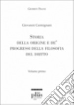 Storia della origine e de' progressi della filosofia del diritto