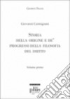 Storia della origine e de' progressi della filosofia del diritto libro