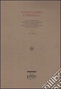 Studi classici e orientali (2008). Vol. 54