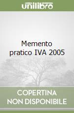 Memento pratico IVA 2005 libro