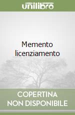 Memento licenziamento libro