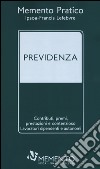 Memento pratico Previdenza 2016 libro