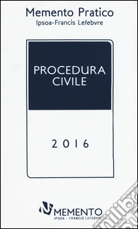 Memento Pratico Procedura civile libro