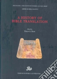 A History of Bible Translation. Vol. 1 libro