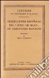 Traducciones espanolas del «Cinco de Mayo» de Alejandro Manzoni libro di Gasparini Mario