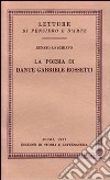 La poesia di Dante Gabriele Rossetti libro