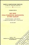 Due note sulla tradizione manoscritta di Pier Damiani:Antilogus contra Judaeos epistola. Il codice di San Pietro D 206 e il Vat. lat. 3797 libro