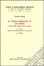 Il codice Hamilton 471 di Ovidio (Ars amatoria-Remedia amoris-Amores)-Pontano's marginalia in Berlin, Hamilton 471 libro