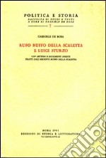 Rufo Ruffo della Scaletta e Luigi Sturzo libro