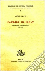 Fauriel in Italy. Unpublished correspondence (1822-1825)