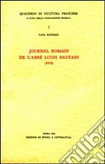 Journal romain de l'abbé Louis Bautain (1838) libro