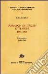 Napoleon in Italian literature (1796-1821) libro