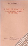 Le Corpus dionysien de l'Université de Paris au XIII siècle libro