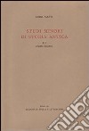 Studi minori di storia antica. Vol. 3: Storia romana libro di Pareti Luigi